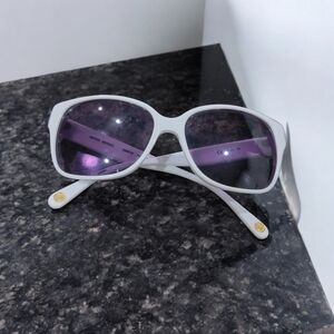 Henri Bendel White Sunglasses